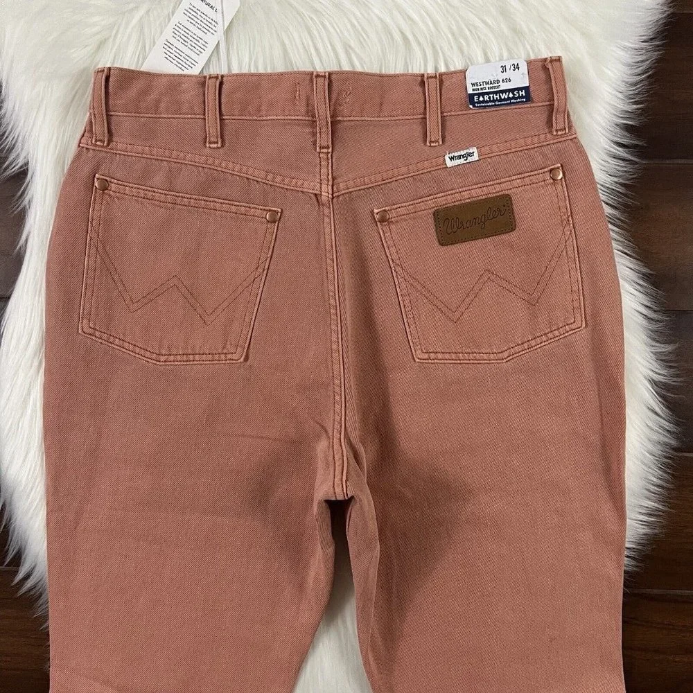Wrangler Size 31 x 34 Firestone Westward 626 Boot Cut Denim Jeans - Picture 8 of 10